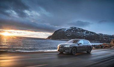 Электрические кроссоверы BMW iX испытают на живучесть в суровом арктическом климате