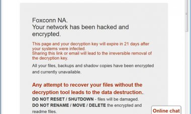 Сервера Foxconn атаковала программа-шифровальщик. Данные не могут восстановить вторую неделю