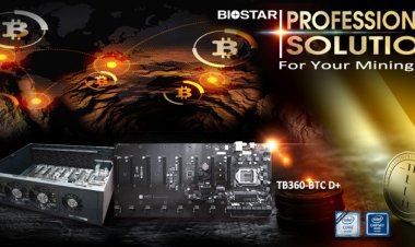 Biostar представила огромную материнскую плату TB360-BTC D+ для майнинга с восемью слотами PCIe x16