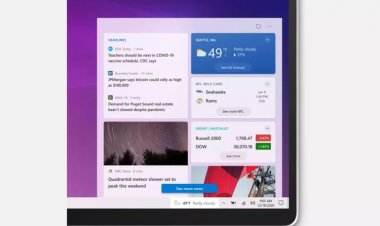 В панели задач Windows 10 появился виджет новостей и погоды