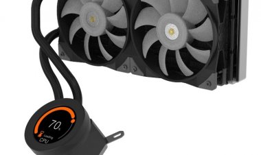 Thermaltake оснастила водоблок СЖО небольшим дисплеем, который может показывать гифки