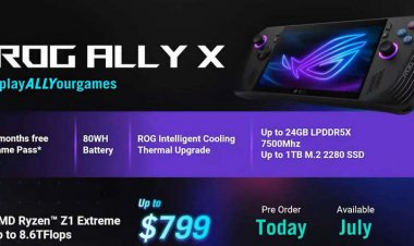 Asus представила ROG Ally X — портативную консоль с мощной батареей и улучшенной памятью
