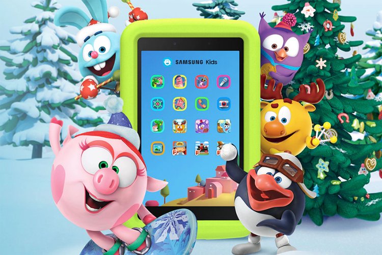 Детский планшет Samsung Galaxy Tab A 8.0" Kids Edition с ярким экраном стоит 11 990 рублей