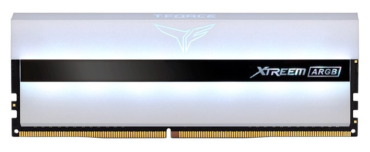 Team Group представила модули памяти XTREEM ARGB White DDR4, которые светятся почти целиком